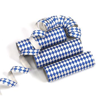 Serpentines 4 m "Beiers blauw" brandvertagend