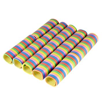 Serpentines 4 m "Stripes" brandvertagend carnaval verjaardag feest
