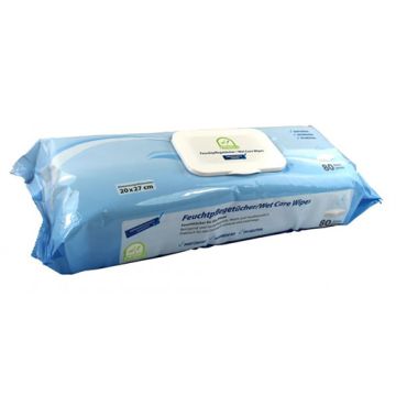 "Medi-Inn®" vochtige doekjes 20 x 27 cm wit, reinigingsdoekjes voor handen en huid