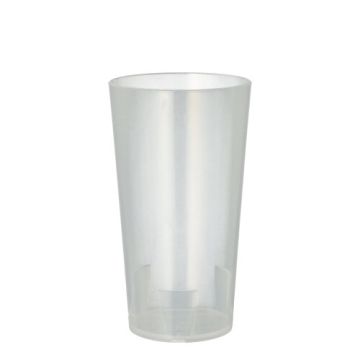 Herbruikbaar drinkbeker PP extra stevig 0,3 l Ø 7 cm · 13 cm bierglas reusable