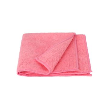 Extra stevige microvezeldoek 32 x 32 cm rood "Profi", professioneel voor alle oppervlakken 