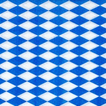 Servetten, 1-laags 1/4 vouw 33 cm x 33 cm "Beiers blauw"