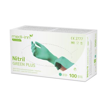Allround handschoenen nitril extra stevig poedervrij groen S