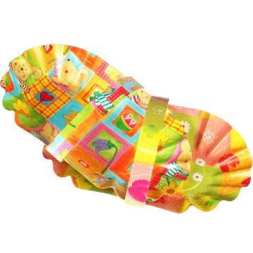 Paasmandjes ovaal 28 cm x 16 cm "assorti" met handvat