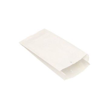 Broodzakken, cellulose 21 cm x 10 cm x 5 cm wit inhoud 0,5 kg