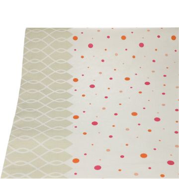 Papieren tafelkleed op rol, 3 m x 1,2 m "Rosa"