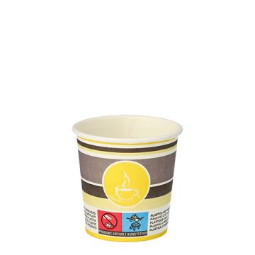 Drinkbekers, Karton "To Go" 0,1 l Ø 6 cm · 6 cm