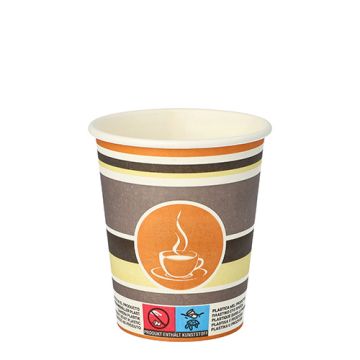 Drinkbekers, Karton "To Go" 0,2 l Ø 8 cm · 9,2 cm