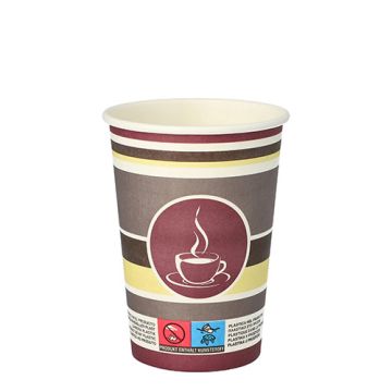 Drinkbekers, Karton "To Go" 0,25 l Ø 8 cm · 11 cm