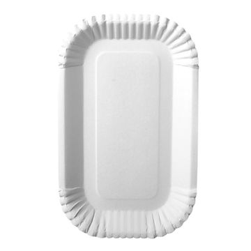 Kartonnen schaaltje "pure" 15 cm x 23 cm wit