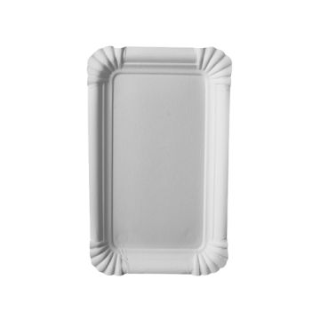 Borden, karton "pure" plein 10 cm x 16 cm wit