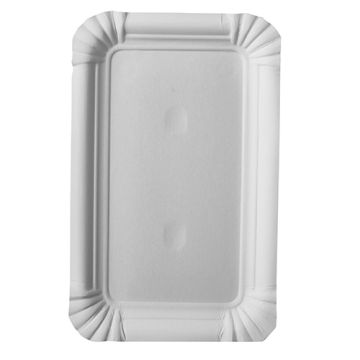 Borden, karton "pure" plein 10 cm x 16 cm wit