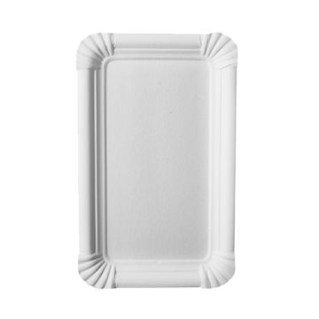 Borden, karton "pure" plein 11 cm x 17,5 cm wit