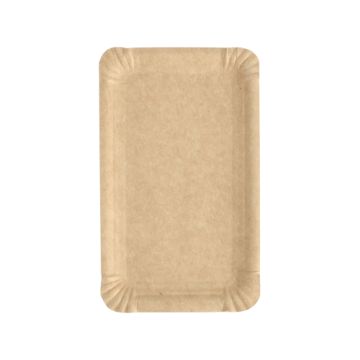 Borden, karton "pure" rectangular 11 cm x 17,5 cm bruin