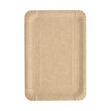 Borden, karton "pure" rectangular 16,5 cm x 23 cm bruin