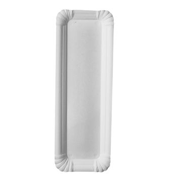 Borden, karton "pure" plein 8 cm x 23 cm wit