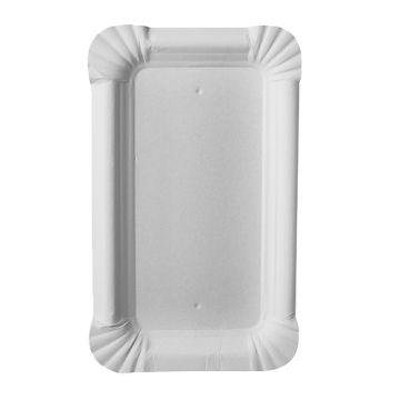 Borden, karton "pure" plein 9 cm x 15 cm wit