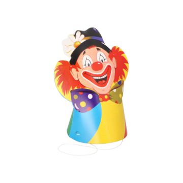 Feesthoedjes, partyhoedjes "Clown"