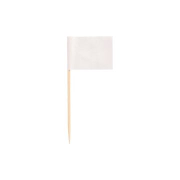Decoprikkers 8 cm wit