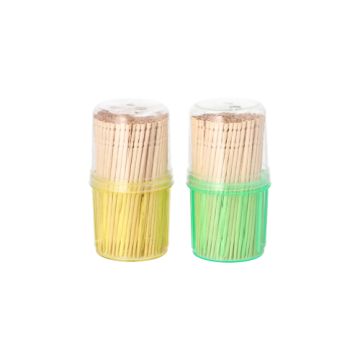 Decoprikkers rond 6,5 cm geroteerd, in dispenser