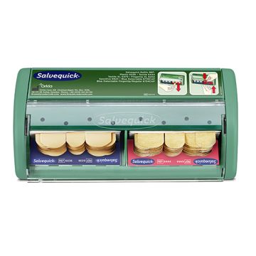 Salvequick pleisterdispenser 11,4 cm x 22,6 cm x 5,4 cm pleisterautomaat