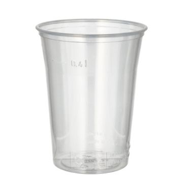 Drinkbeker PS 0,4 l Ø 9,5 cm · 12 cm glashelder bierglas / bierbeker met schuimkraag