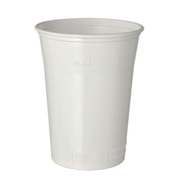 Bekers, PS 0,4 l Ø 9,5 cm · 12 cm wit