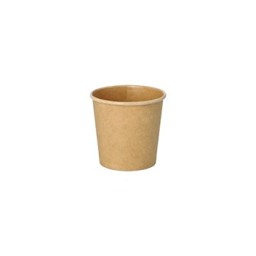 Portiebeker, karton 90 ml Ø 6 cm · 5,8 cm bruin