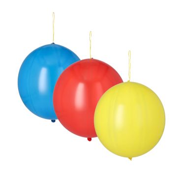 Punchballonnen Ø 40 cm assorti kleuren