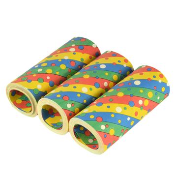Reuzenserpentines 15 m "Confetti" brandvertagend