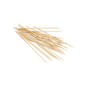 Sjasliekstokjes bamboe "pure" Ø 2,5 mm · 15 cm satéprikkers brochettestokjes
