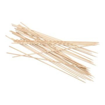 Sjasliekstokjes hout "pure" Ø 3 mm · 30 cm, satéprikkers brochettestokjes barbecue spiezen