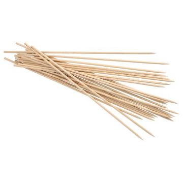 XXL sjasliekstokjes, hout "pure" Ø 5 mm · 40 cm, satéprikkers, satéstokjes, barbecue spiezen