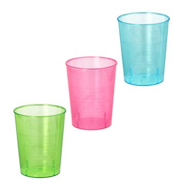 Borrelglazen, PS 4 cl Ø 4,2 cm · 5,2 cm assorti kleuren