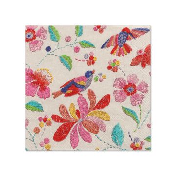 Servetten, 3-laags 1/4 vouw 25 cm x 25 cm "Brasil"