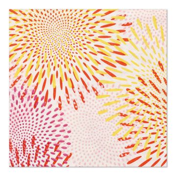 Servetten 3-laags 1/4 vouw 33 cm x 33 cm "Bubbly Fireworks"