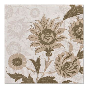 Servetten 3-laags 1/4 vouw 33 cm x 33 cm "Natural Flowers"