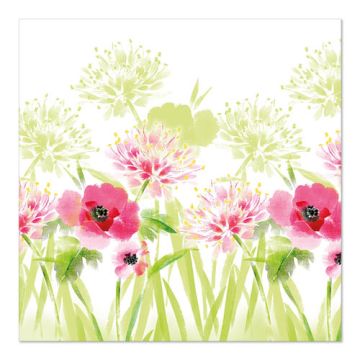 Servetten, 3-laags 1/4 vouw 33 cm x 33 cm "Summer Breeze"