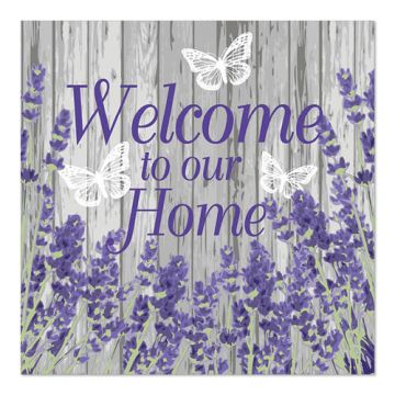 Servetten, 3-laags 1/4 vouw 33 cm x 33 cm "Welcome"