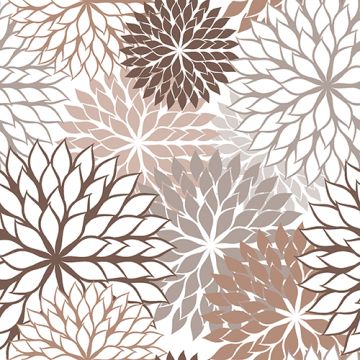 Servetten 3-laags 1/4 vouw 40 cm x 40 cm taupe "Floralies"