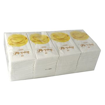 Servetten, 3-laags 1/8-vouw 33 cm x 33 cm "Good Morning"