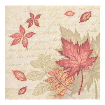 Servetten "ROYAL Collection" 1/4 vouw 40 cm x 40 cm "Autumn Colours"