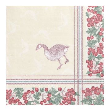 Servetten "ROYAL Collection" 1/4 vouw 40 cm x 40 cm "Goose"