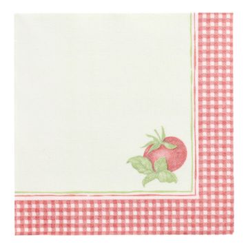 Servetten "ROYAL Collection" 3-laags, 1/4 vouw 40 cm x 40 cm "Tomato", FSC