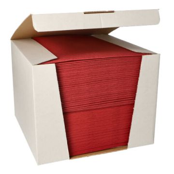 Servetten "ROYAL Collection" 1/4 vouw 40 cm x 40 cm bordeaux