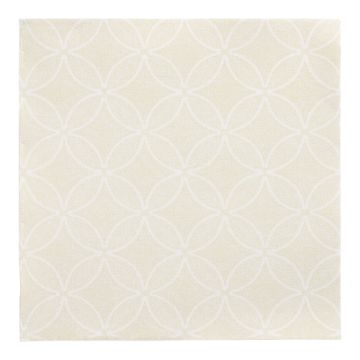 Servetten "ROYAL Collection" 1/4 vouw 40 cm x 40 cm champagne "Circle Flowers"