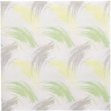 Servetten "ROYAL Collection" 1/4 vouw 40 cm x 40 cm lime "Brushstroke"