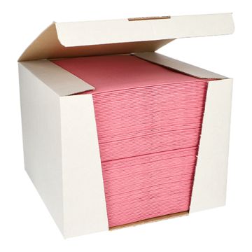 Servetten "ROYAL Collection" 1/4 vouw 40 cm x 40 cm roze