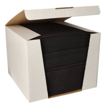 Servetten "ROYAL Collection" 1/4 vouw, 3-laags, 40 cm x 40 cm zwart