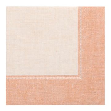 Premium servetten tissue "ROYAL Collection" 1/4 vouw 40 cm x 40 cm FSC terracotta "Linum"